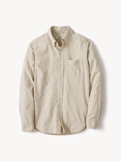 Olive / Natural Chain Stripe California Oxford BD Shirt
